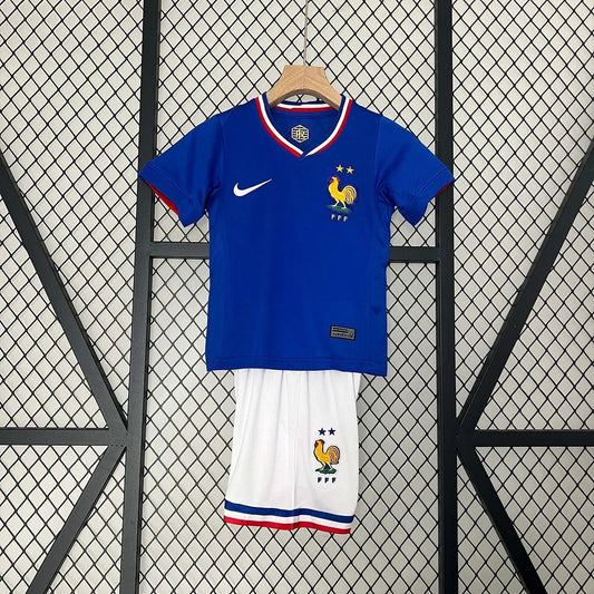 Frankreich 2024 Heimtrikot für Kinder