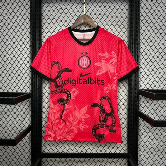 Camisola especial vermelha do Inter de Milão 2024