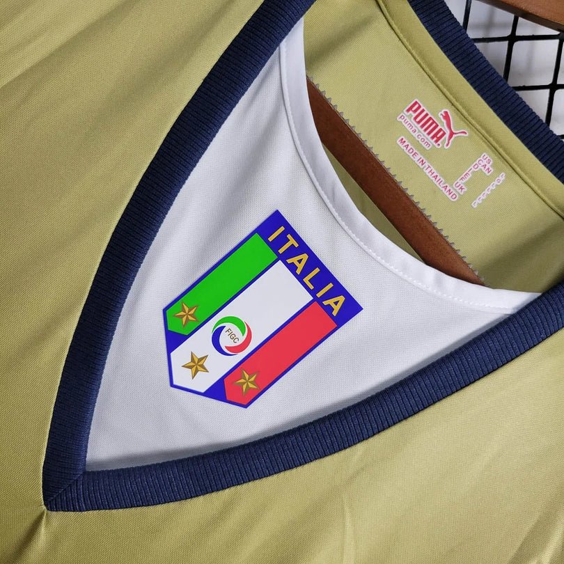Camiseta dorada de portero de Italia 2006
