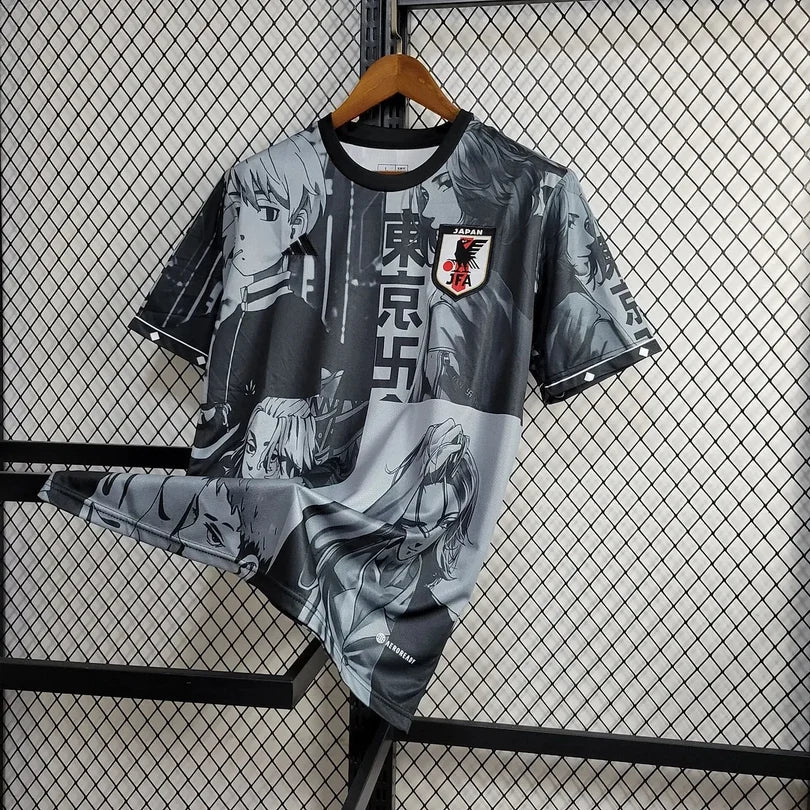 Specjalna czarna edycja koszulki Japonii Tokyo 2024