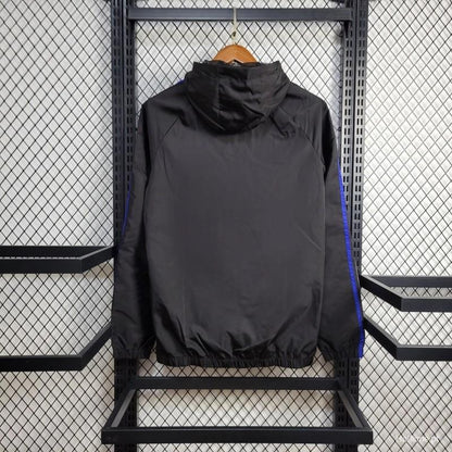 Juventus 2024 Black Windbreaker