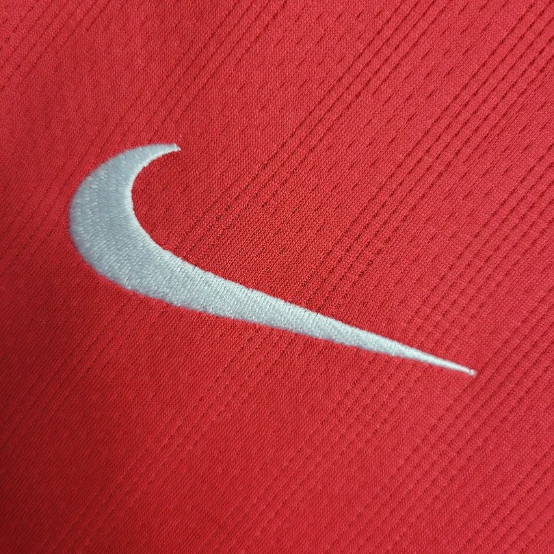 Maillot domicile UCL manches longues de Manchester United 2007
