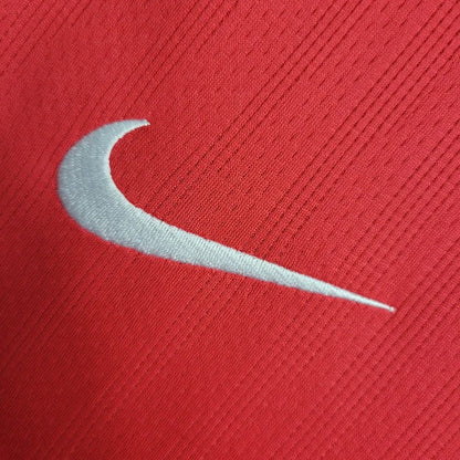 Maillot domicile UCL manches longues de Manchester United 2007