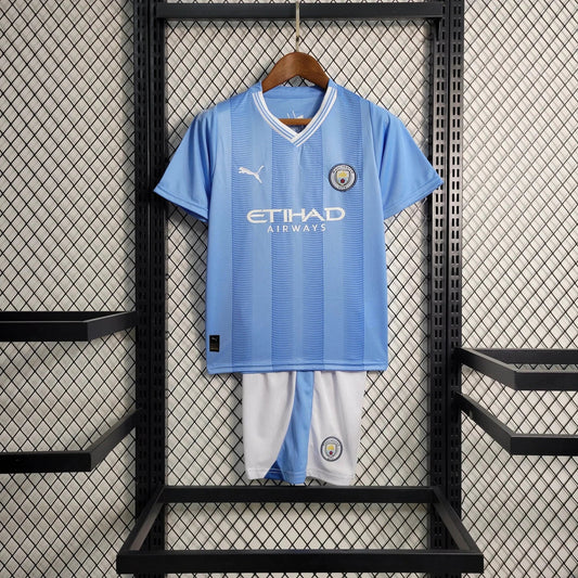 Domowa koszulka dziecięca Manchester City 2023