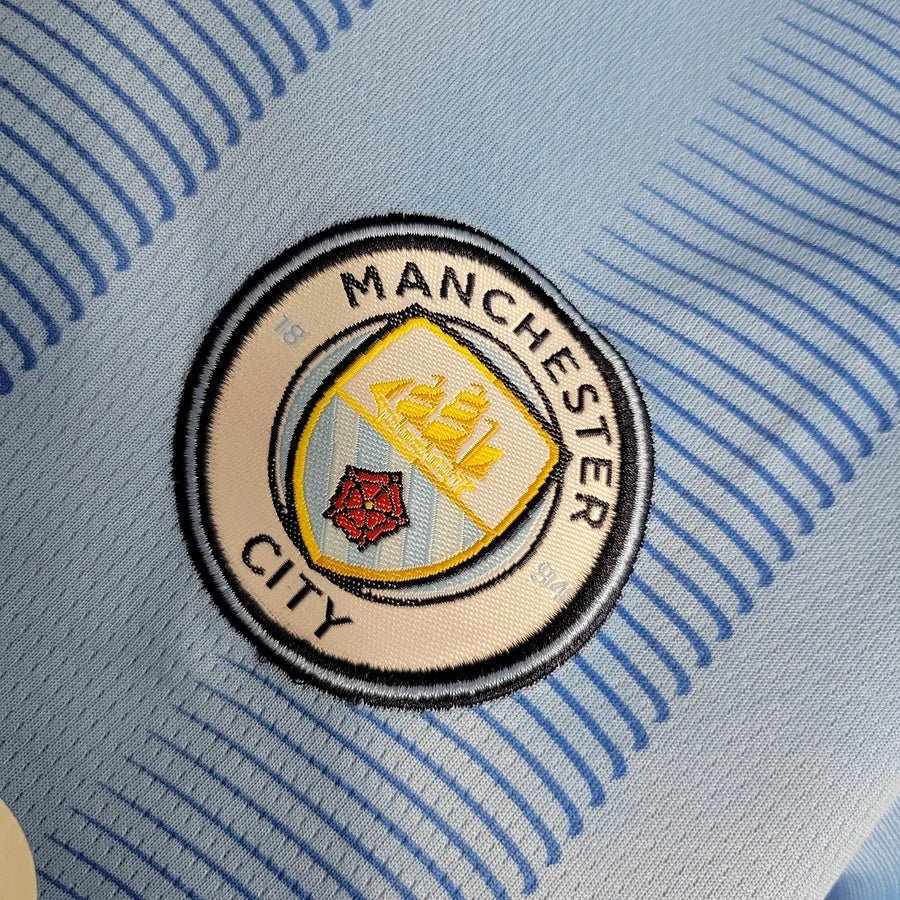 Manchester City 2023 Home Kids Jersey