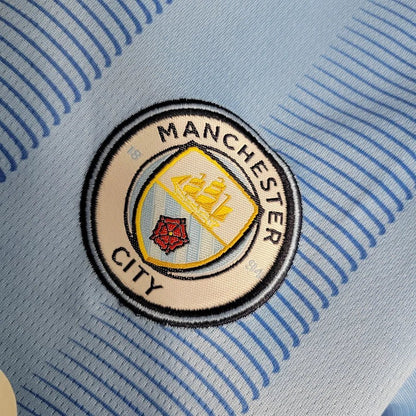 Manchester City 2023 Home Kids Jersey