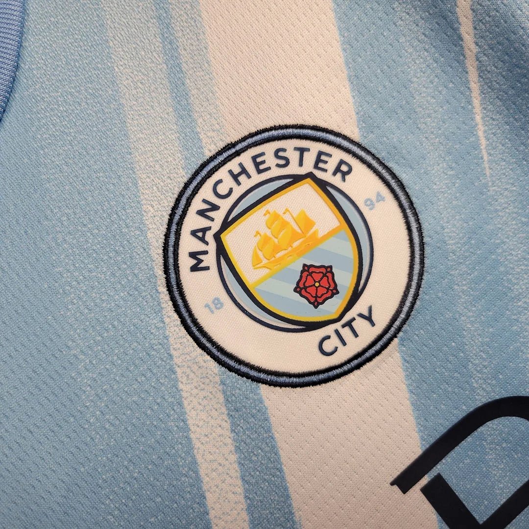 Manchester City 2025 Home Kids Jersey
