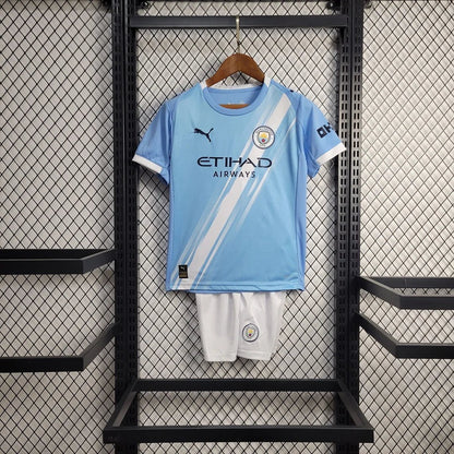 Manchester City 2025 Home Kids Jersey