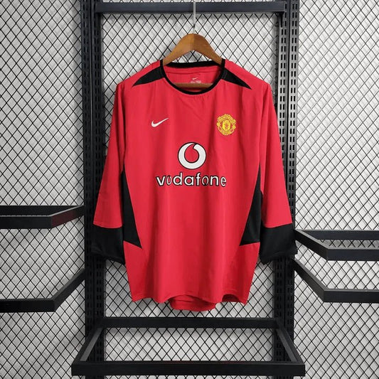 Manchester United 2002 L/S Home Jersey