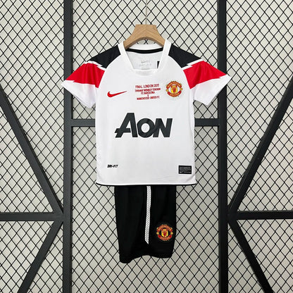Manchester United 2010 Champions League Away Kids Jersey
