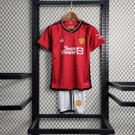 Manchester United 2023 Home Kids Jersey
