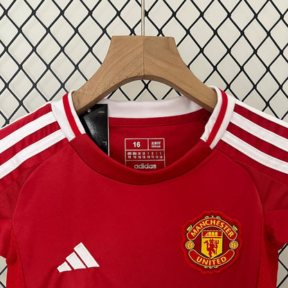 Manchester United Heimtrikot 2024 für Kinder