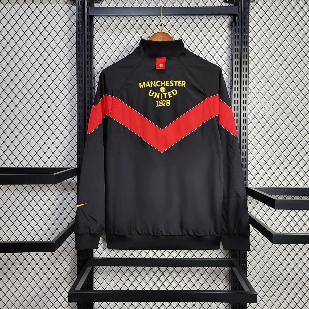 Retro kurtka przeciwwiatrowa Manchester United 2025