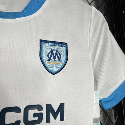 Olympique de Marseille 2024 Home Kids Jersey