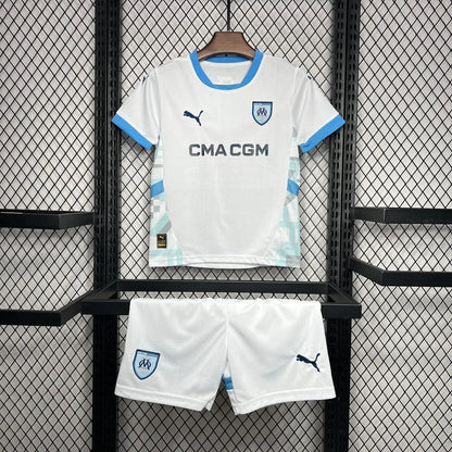 Olympique de Marseille 2024 Home Kids Jersey