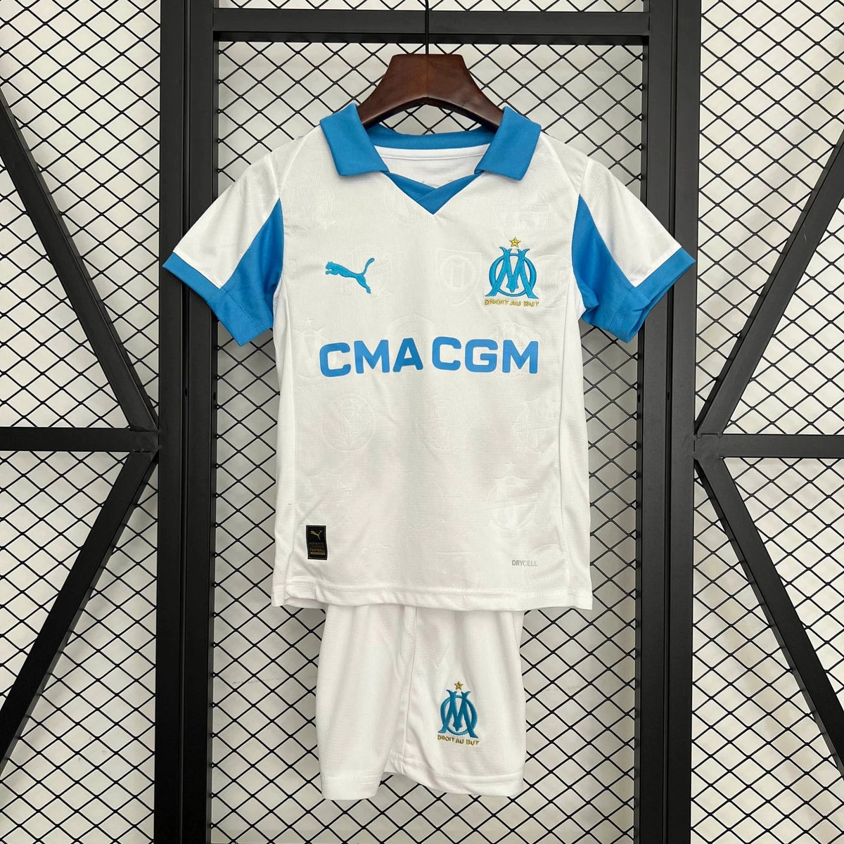 Olympique de Marseille 2025 Heimtrikot für Kinder