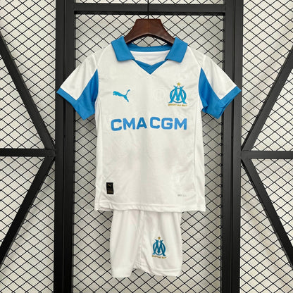 Olympique de Marseille 2025 Heimtrikot für Kinder