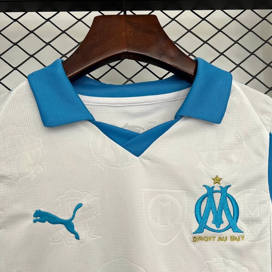 Olympique de Marseille 2025 Heimtrikot für Kinder