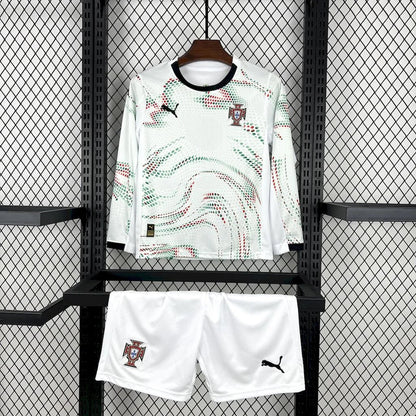 Portugal 2025 Uit Kids-shirt met lange mouwen