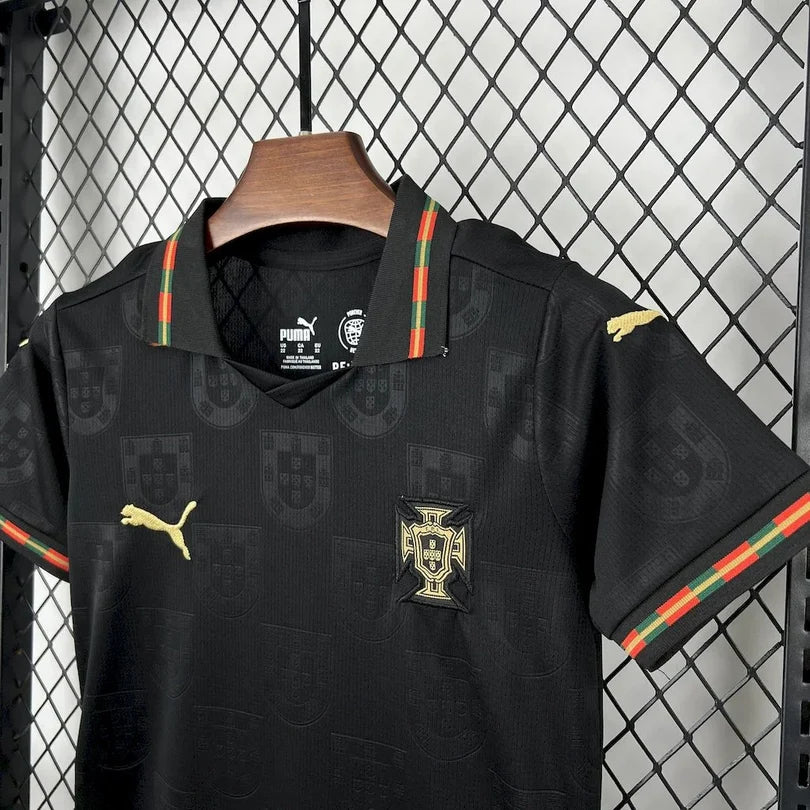 Portugal 2026 Black Panther Special Kids Jersey