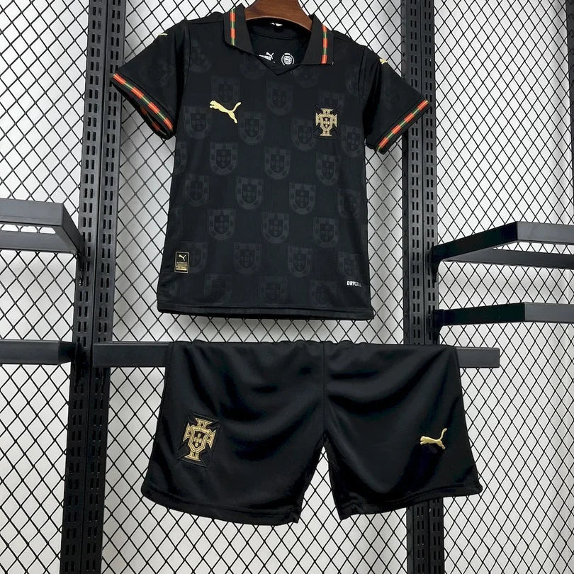 Portugal 2026 Black Panther Special Kids Jersey