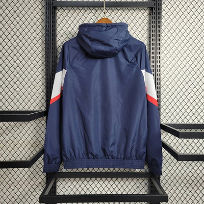 PSG 2022 Windbreaker Blue And White