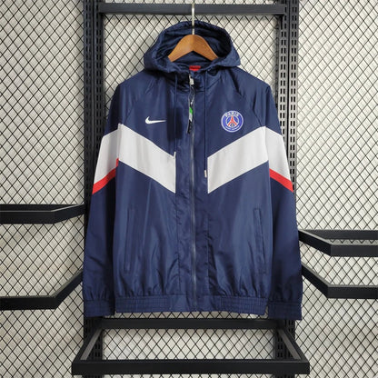 PSG 2022 Windbreaker Blue And White