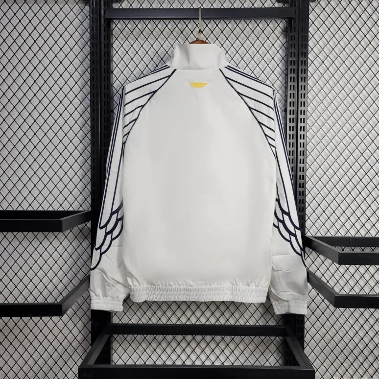 PSG 2025 Air Jordan Jacket White Windbreaker