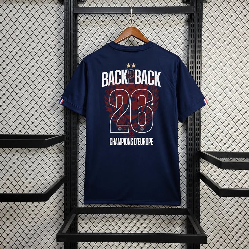 PSG Paris Saint-Germain 2025 Back to Back Home Jersey