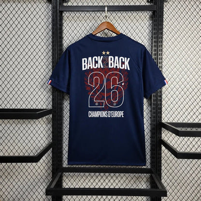 PSG Paris Saint-Germain 2025 Back to Back Home Jersey