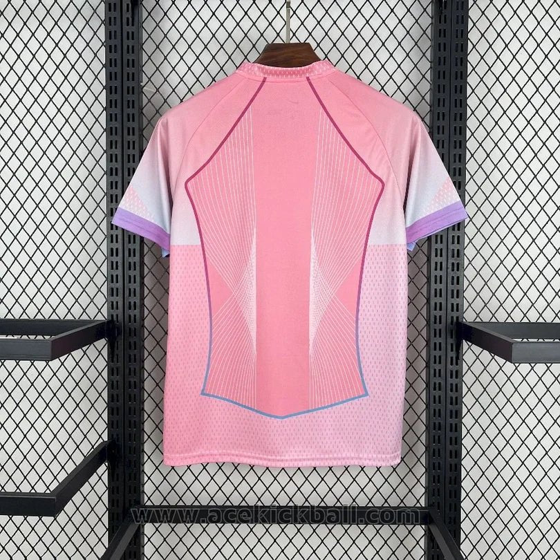 Camisola cor-de-rosa especial do PSG Paris Saint-Germain 2025