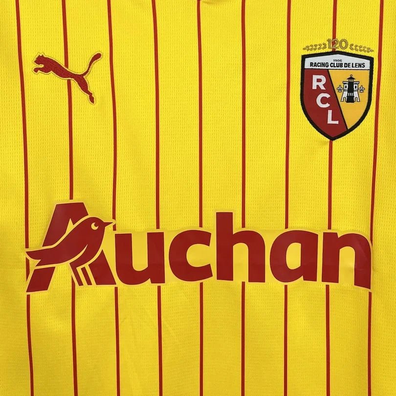 RC Lens 2025 Home Jersey