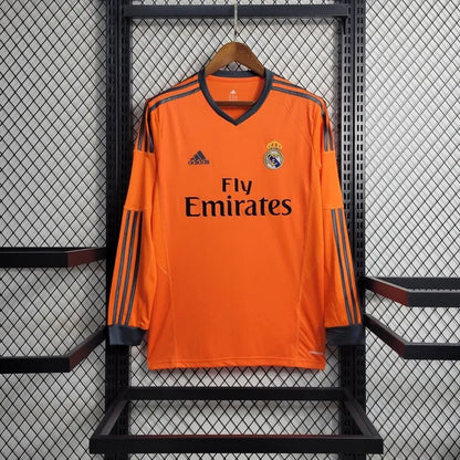 Camiseta de visitante alternativa de manga larga del Real Madrid 2013 L/S