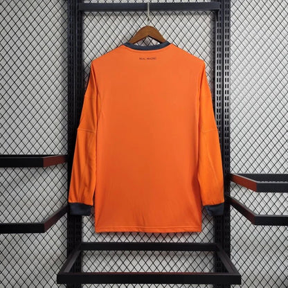 Camiseta de visitante alternativa de manga larga del Real Madrid 2013 L/S