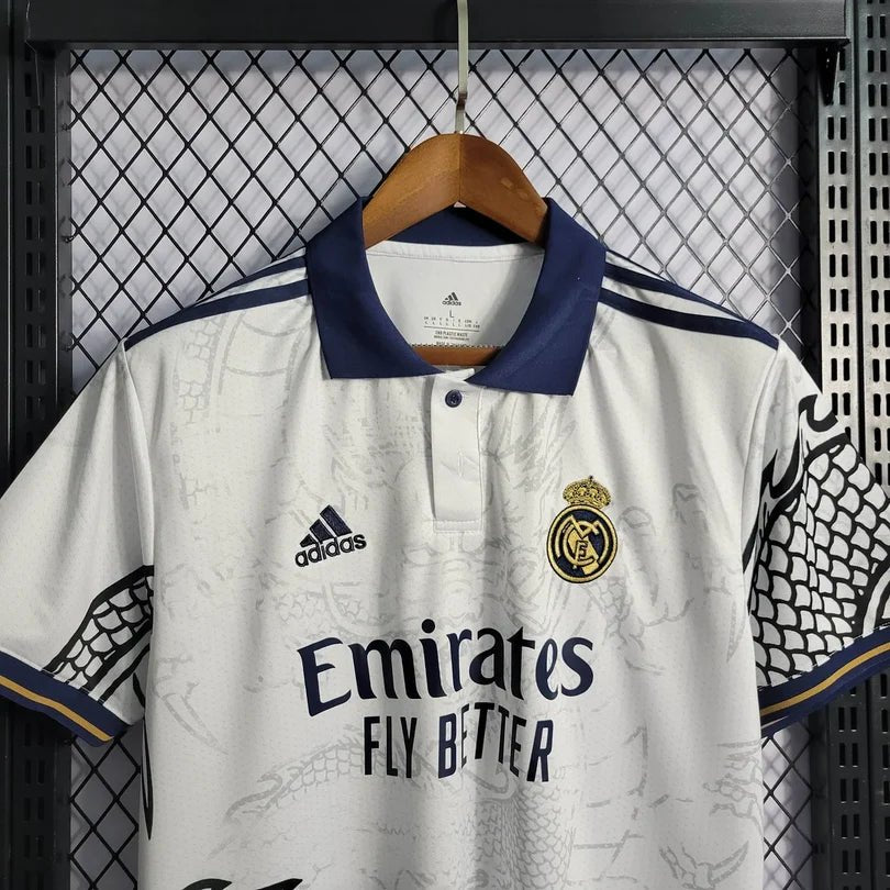 Real Madrid 2022 White Dragon Jersey
