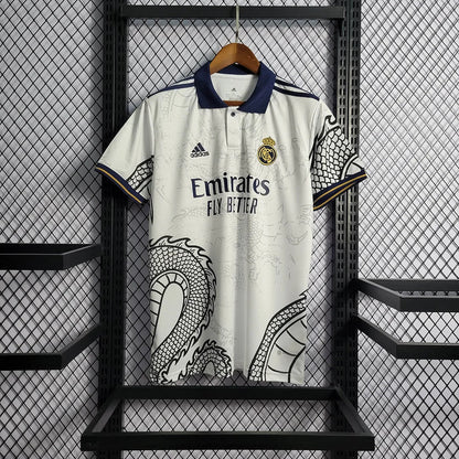 Real Madrid 2022 White Dragon Jersey