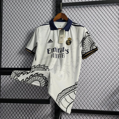 Real Madrid 2022 White Dragon Jersey