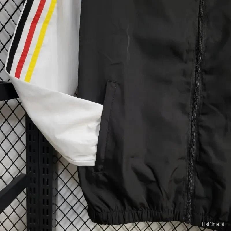 Real Madrid 2024 Black/White Windbreaker
