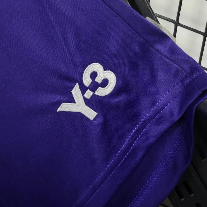 Real Madrid 2024 Y-3 Sonderedition lila Shorts