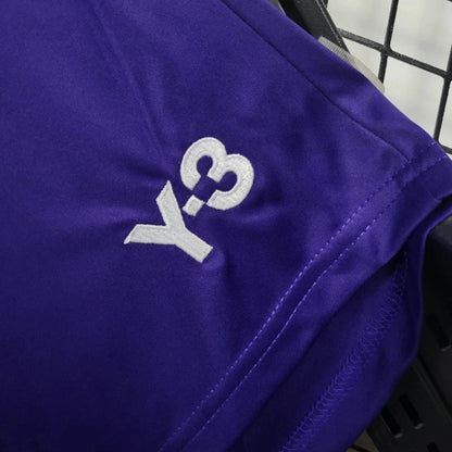 Real Madrid 2024 Y-3 Sonderedition lila Shorts