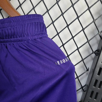 Real Madrid 2024 Y-3 Sonderedition lila Shorts