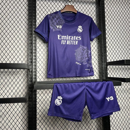Real Madryt 2024 Y3 czwarta specjalna różowo-fioletowa koszulka