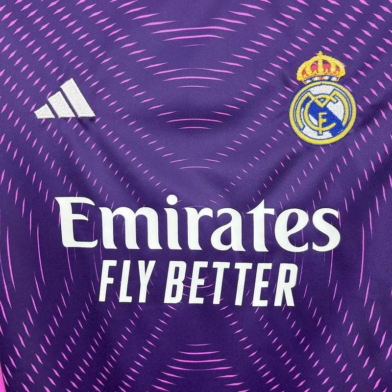 Real Madrid 2025-paars doelmanshirt
