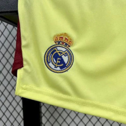 Real Madrid 2025 Goalkeeper Vibrant Yellow Kids Jersey