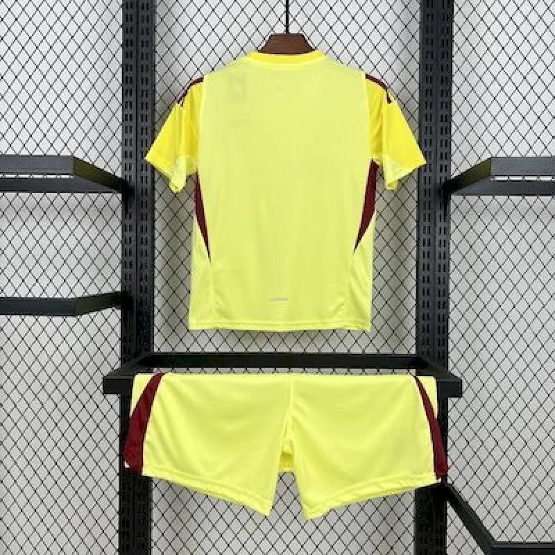 Real Madrid 2025 Goalkeeper Vibrant Yellow Kids Jersey