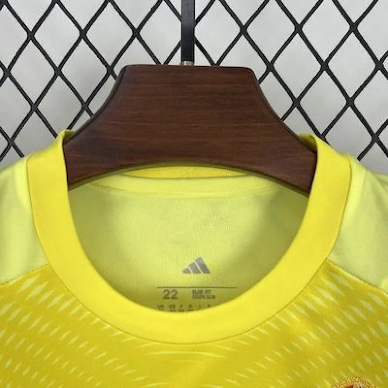 Real Madrid 2025 Goalkeeper Vibrant Yellow Kids Jersey