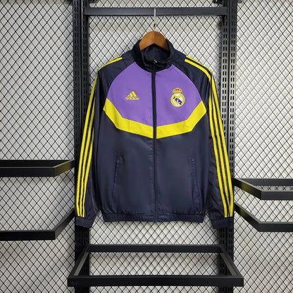 Real Madrid 2025 gele windbreakerjas