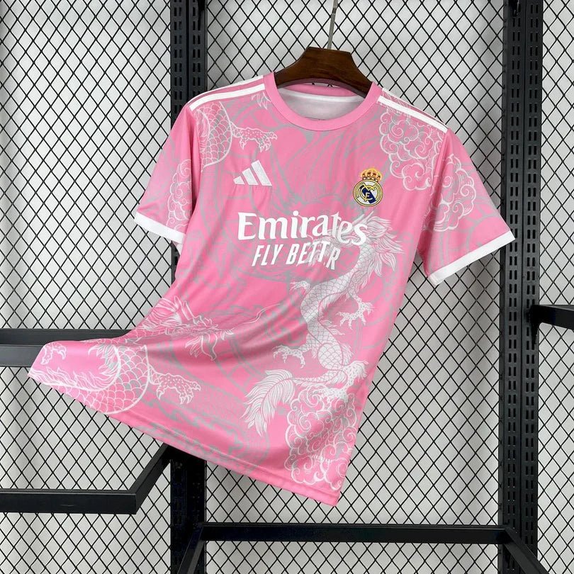 Maillot rose Dragon 2025 du Real Madrid