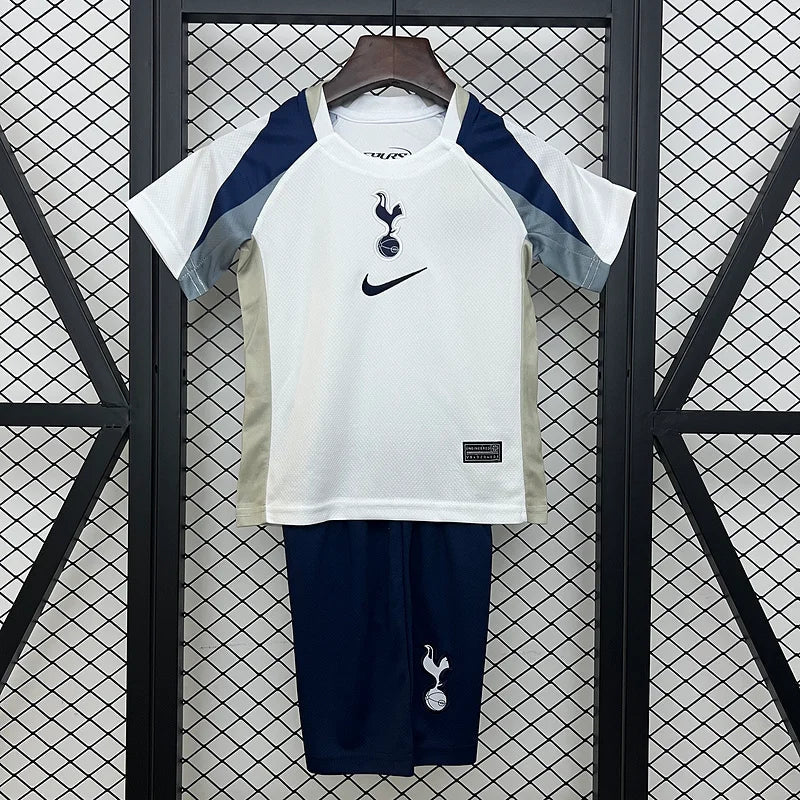 Tottenham 2025 No Sponsor Home Kids Jersey