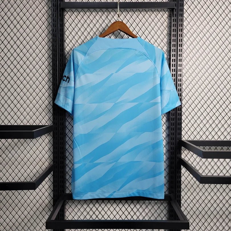 Camisola azul de guarda-redes do Tottenham 2023